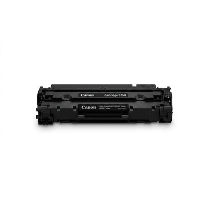 Canon 075 High Capacity Black Toner Cartridge (6369C001) in matte black on a white background.