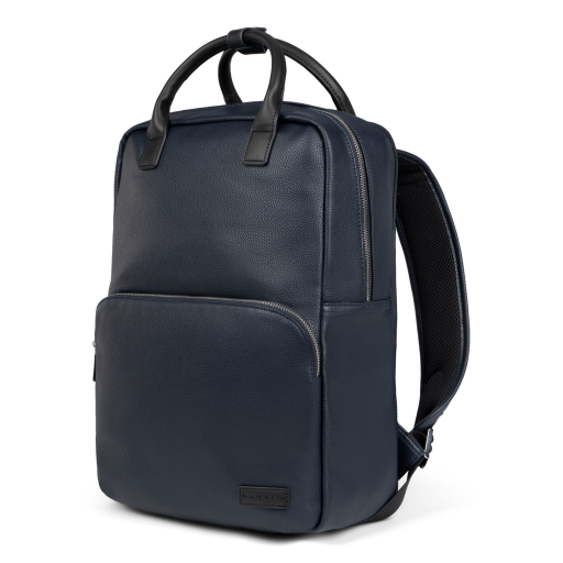 Bugatti Contrast Executive Backpack  (BKP2466BU – Black / Navy / Grey)